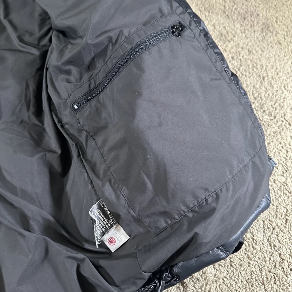 스투시 어센틱 기어 다운 푸퍼 자켓 블랙 L 상품이미지7