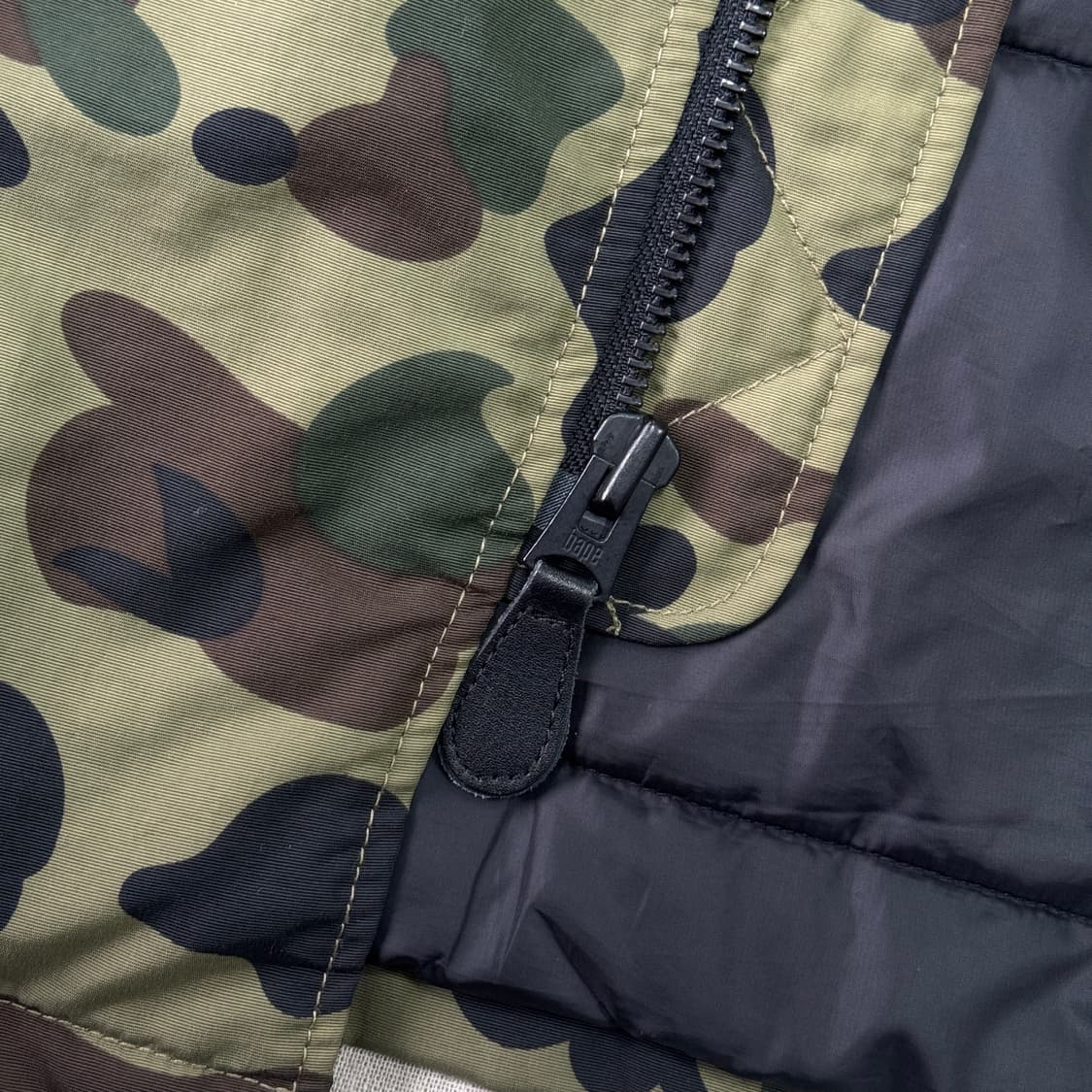 베이프 에이프 카모 ma-1 자켓 L 상품이미지5