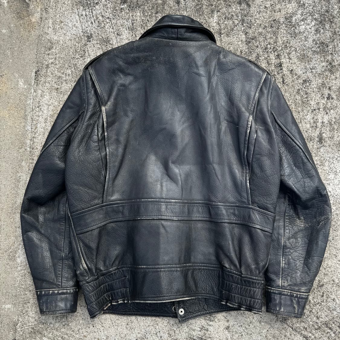 [M-L] Kadoya 카도야 모터싸이클 레더 자켓 상품이미지3