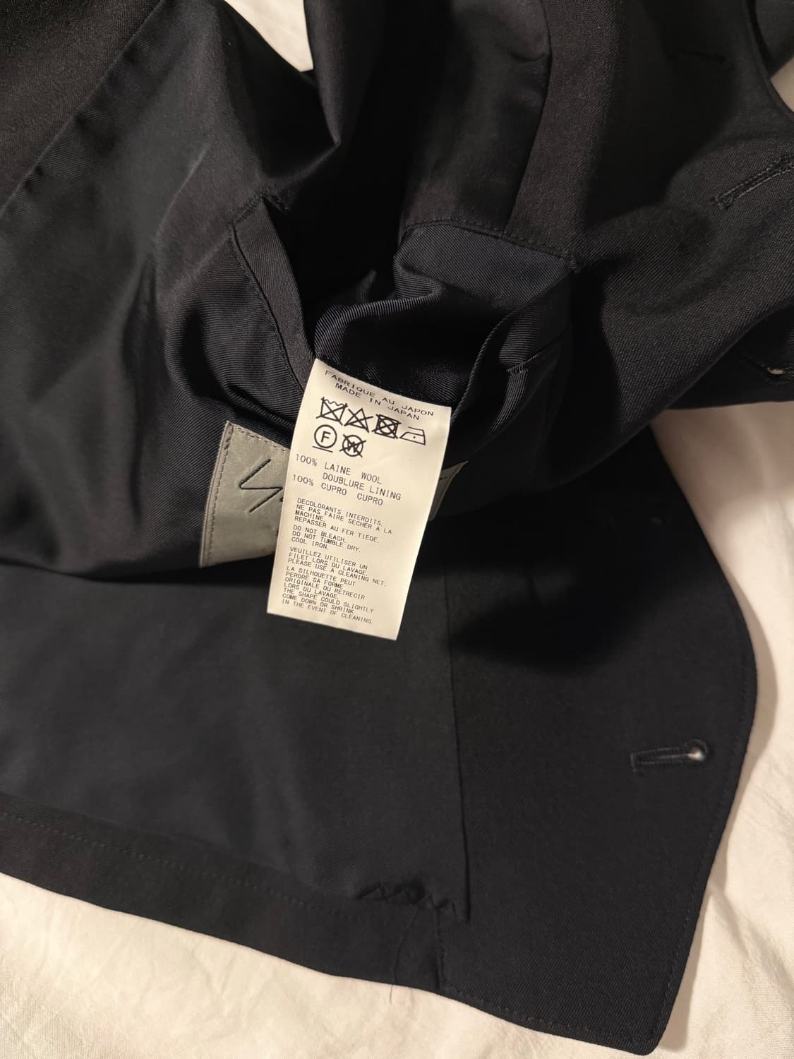 요지야마모토 뿌르옴므 후드 베스트 상품이미지5