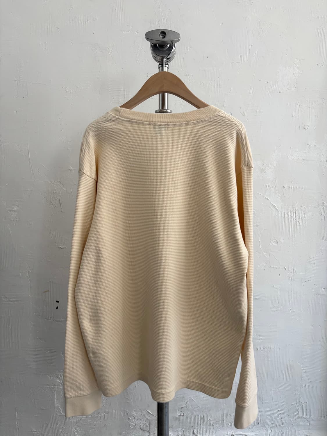 Wythe 위스 크림 아이보리 와플 슬리브 상품이미지4