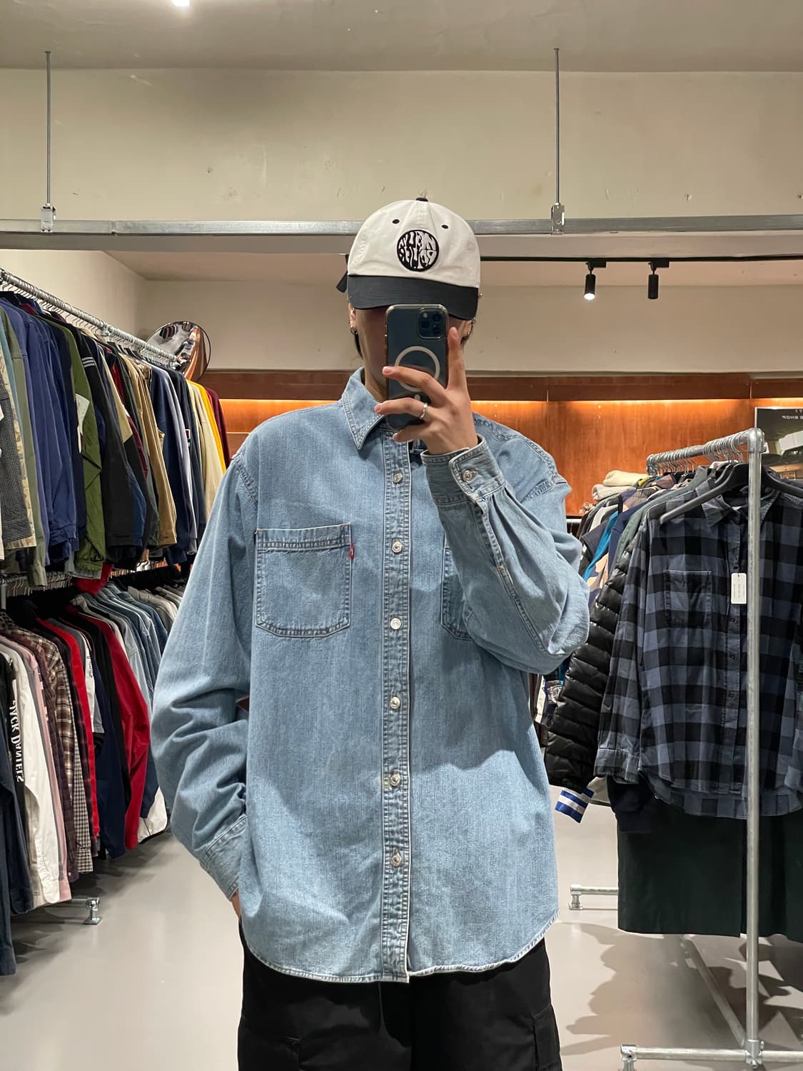 리바이스 데님 셔츠   상품이미지1