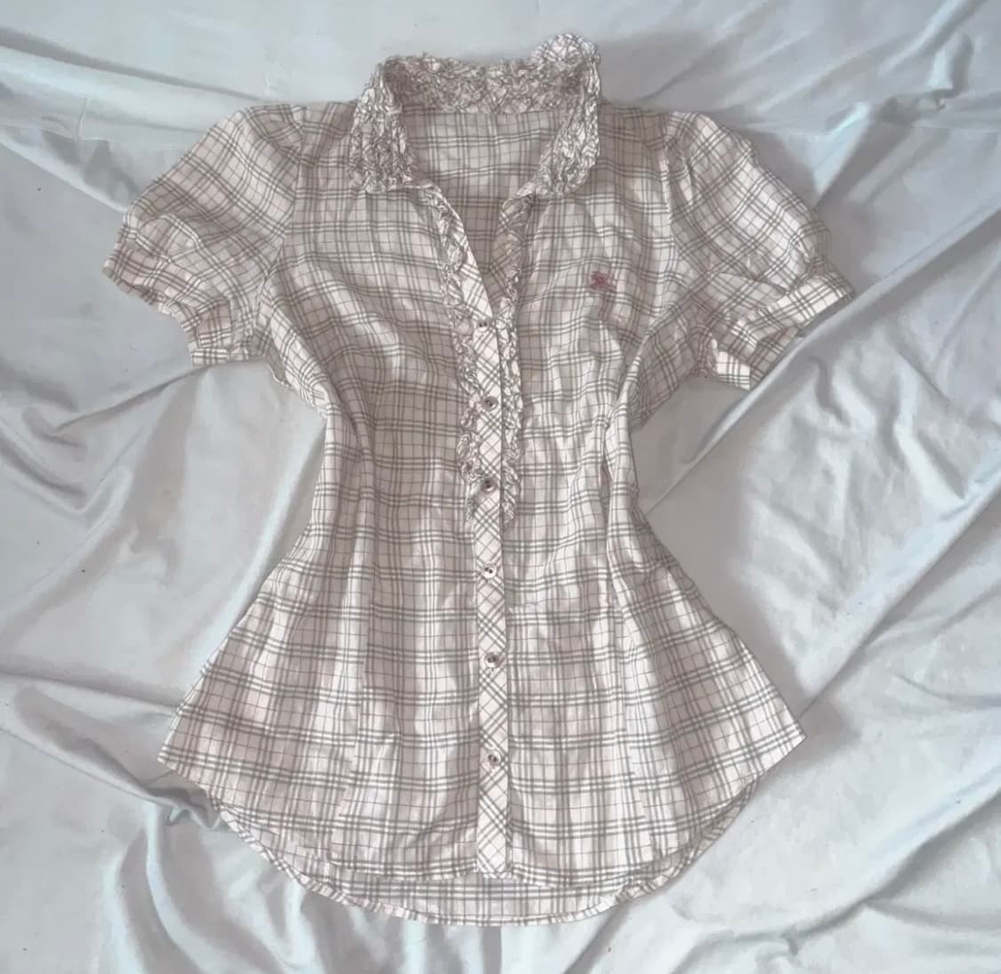 버버리 burberry 핑크 셔츠 블루라벨 오월빈티지 노바체크 버버리셔츠 상품이미지1