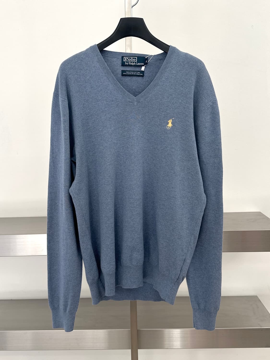 폴로 랄프로렌 소라 피마코튼 V넥 니트 상품이미지4