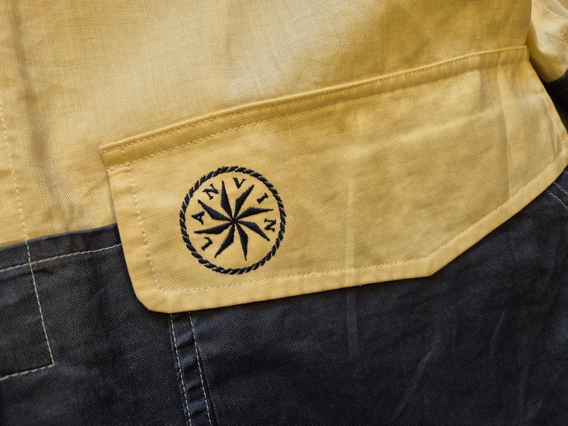 90s LANVIN MARINA LINEN JACKET 상품이미지9