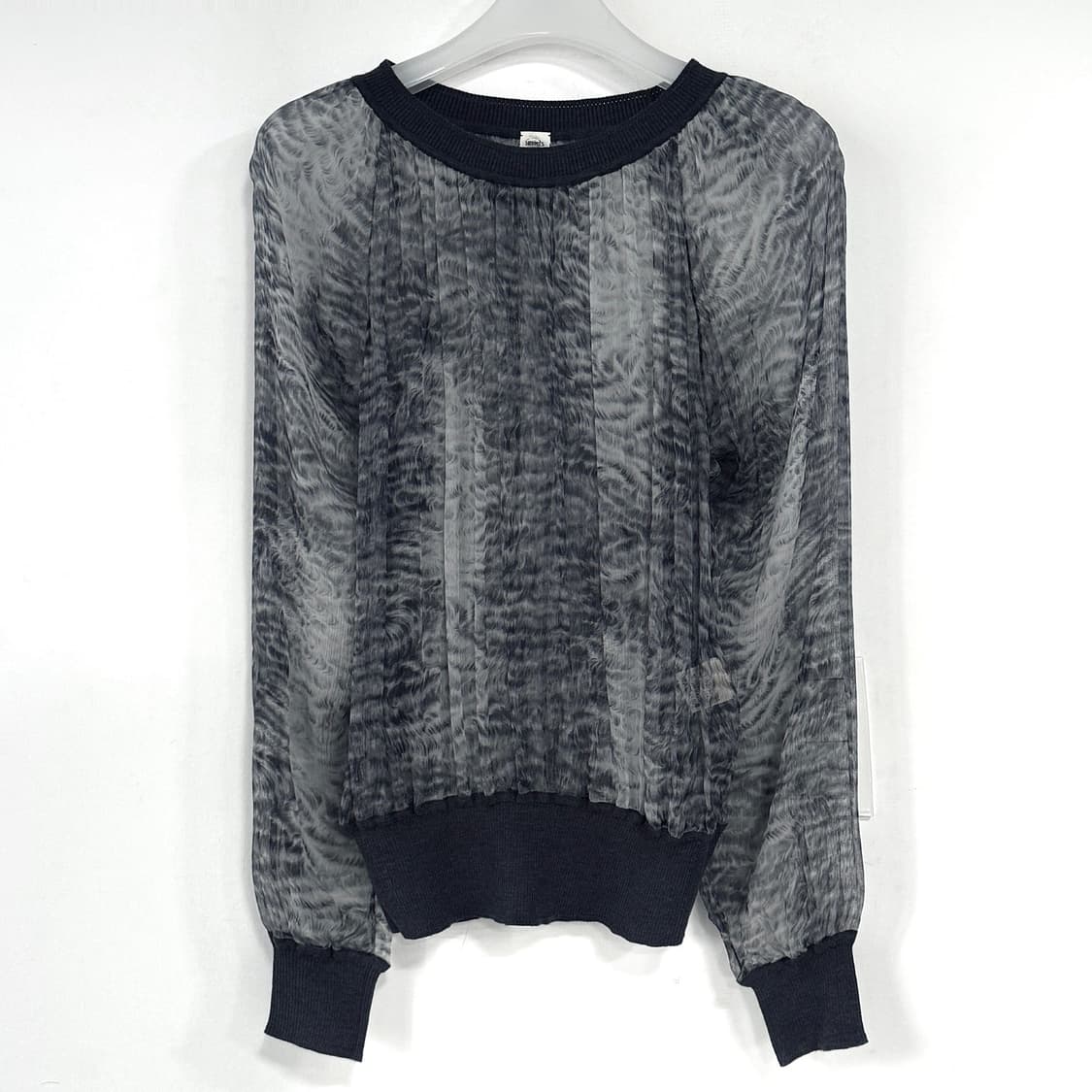 에르메스 패턴 실크 티블라우스 상품이미지2