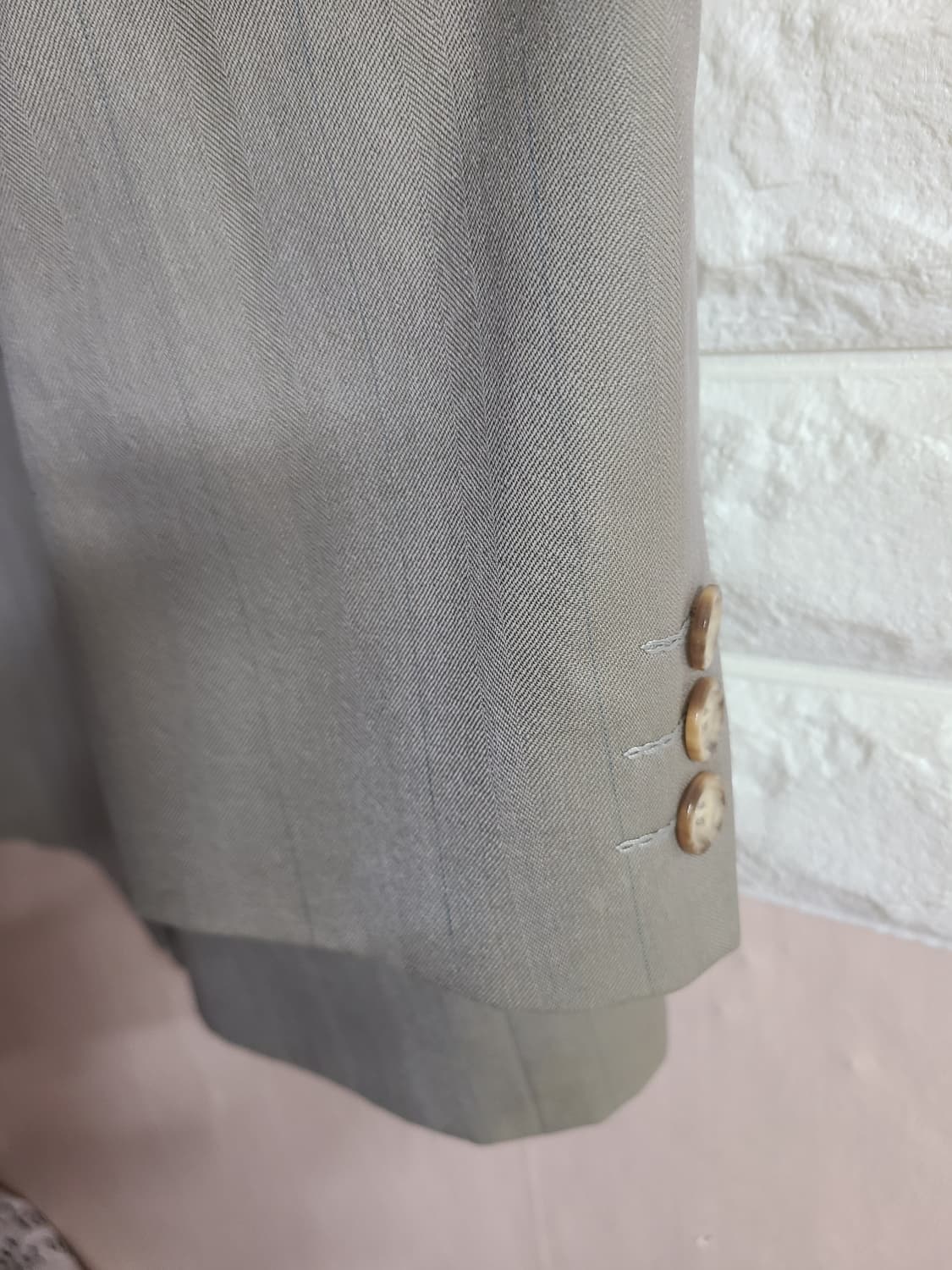 빈티지 입생로랑 더블 버튼 블레이저(100) 상품이미지5