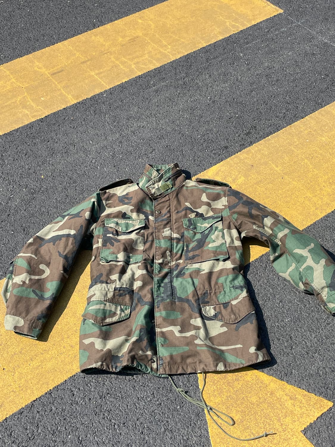 80's 알파인더스트리 우드랜드 m65 야상 상품이미지4