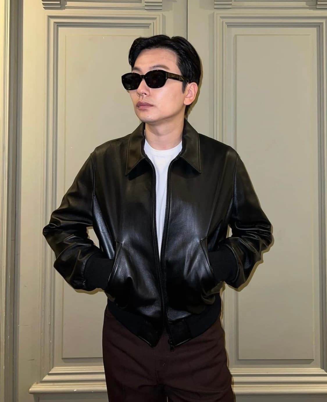 [S] 렉토 70's benn 벤 램스킨 레더 봄버 상품이미지9