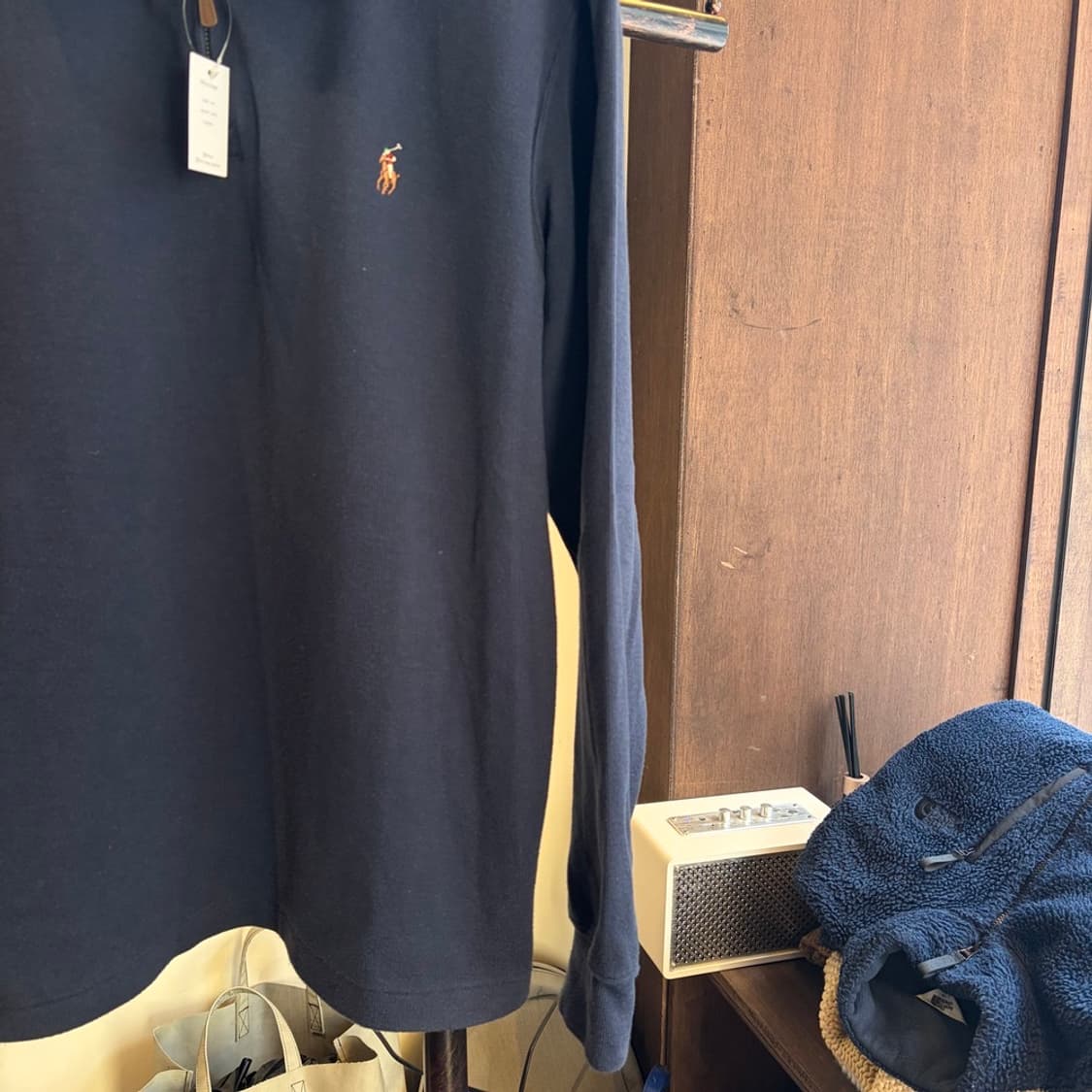 15522 - 폴로 랄프로렌 네이비 반집업 니트 상품이미지5