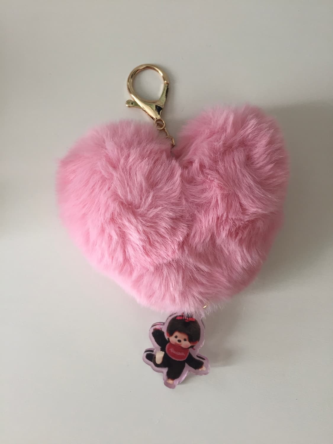 💞 몬치치 하트 퍼 키링 💞 상품이미지1