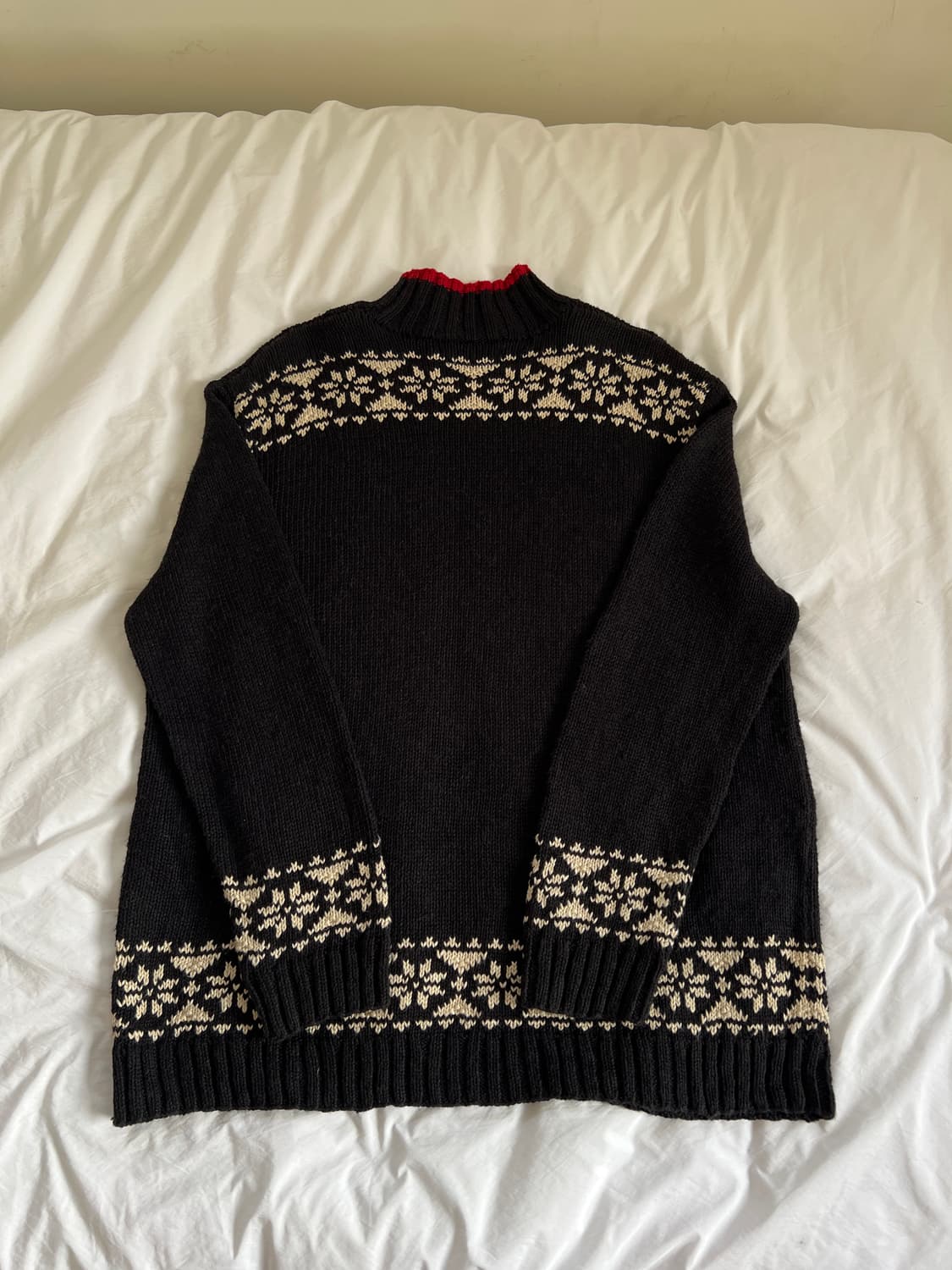 랄프로렌 익스클루시브 스키 패턴 롱 니트 스웨터 상품이미지8