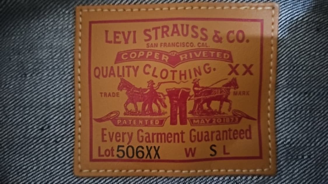 리바이스 LVC 1936 타입1 자켓 콘밀 리지드 S 상품이미지7