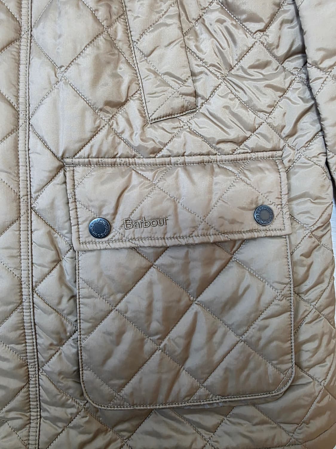 바버 비데일 퀼팅자켓 베이지 xl 상품이미지2
