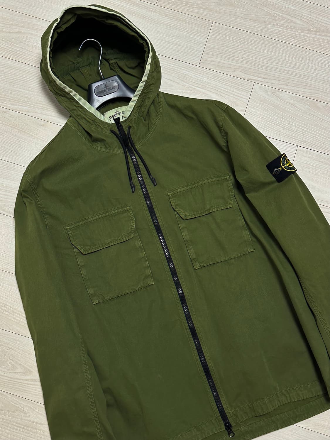 스톤아일랜드 가먼트 후드 자켓 22ss XXL(105-110) 상품이미지3