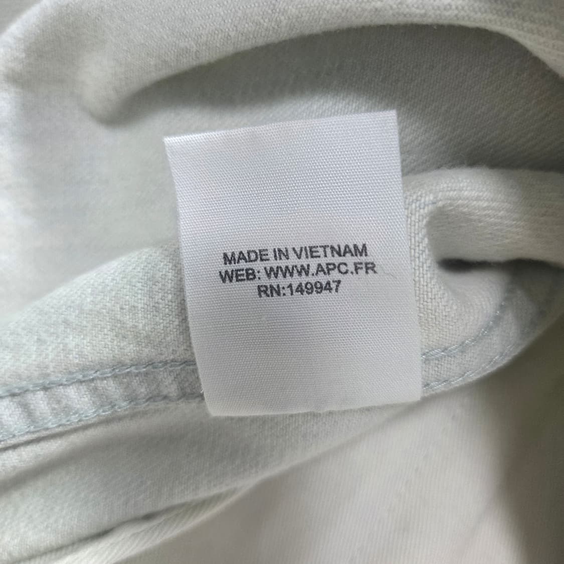 APC 아페쎄 Warren 워렌 블리치 데님 트러커 자켓 M 상품이미지8