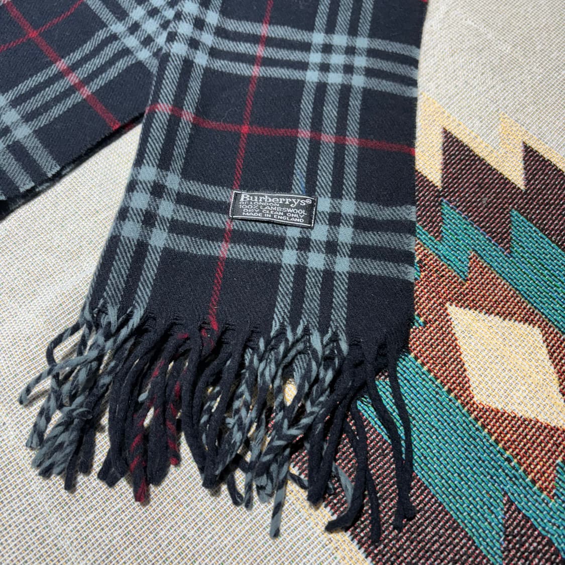 버버리 빈티지 채크패턴 머플러 상품이미지2