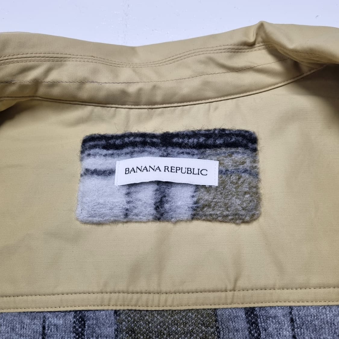 바나나리퍼블릭 트위드 트러커 자켓 샘플 - M 상품이미지9