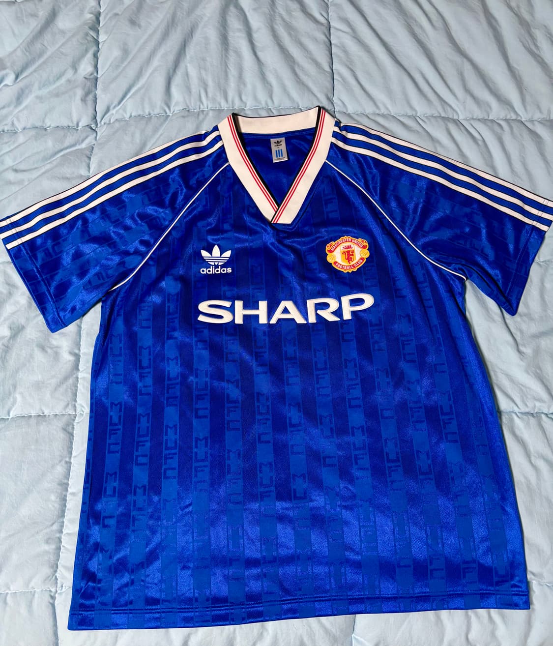 XL) 아디다스 맨체스터 유나이티드 1988/90 져지 유니폼 US사이즈 상품이미지2