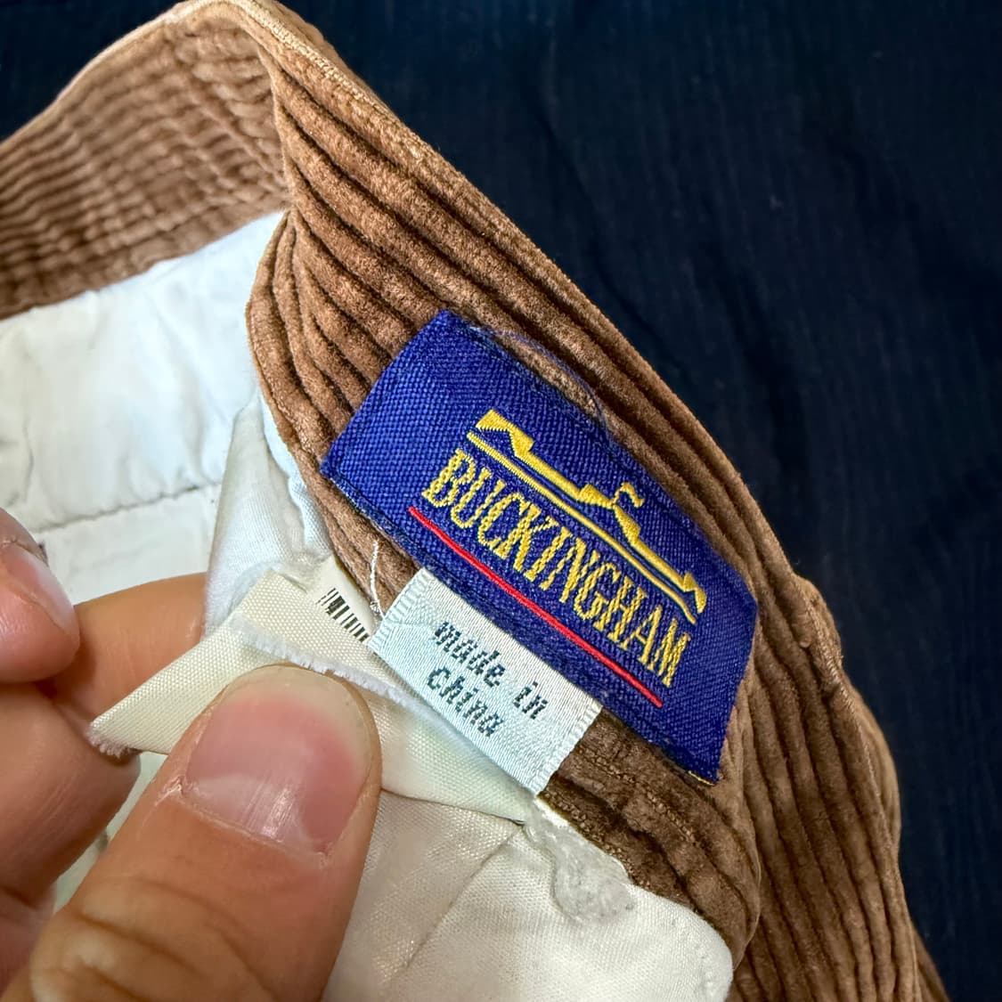 버킹햄 투턱 코듀로이 팬츠 33 상품이미지5