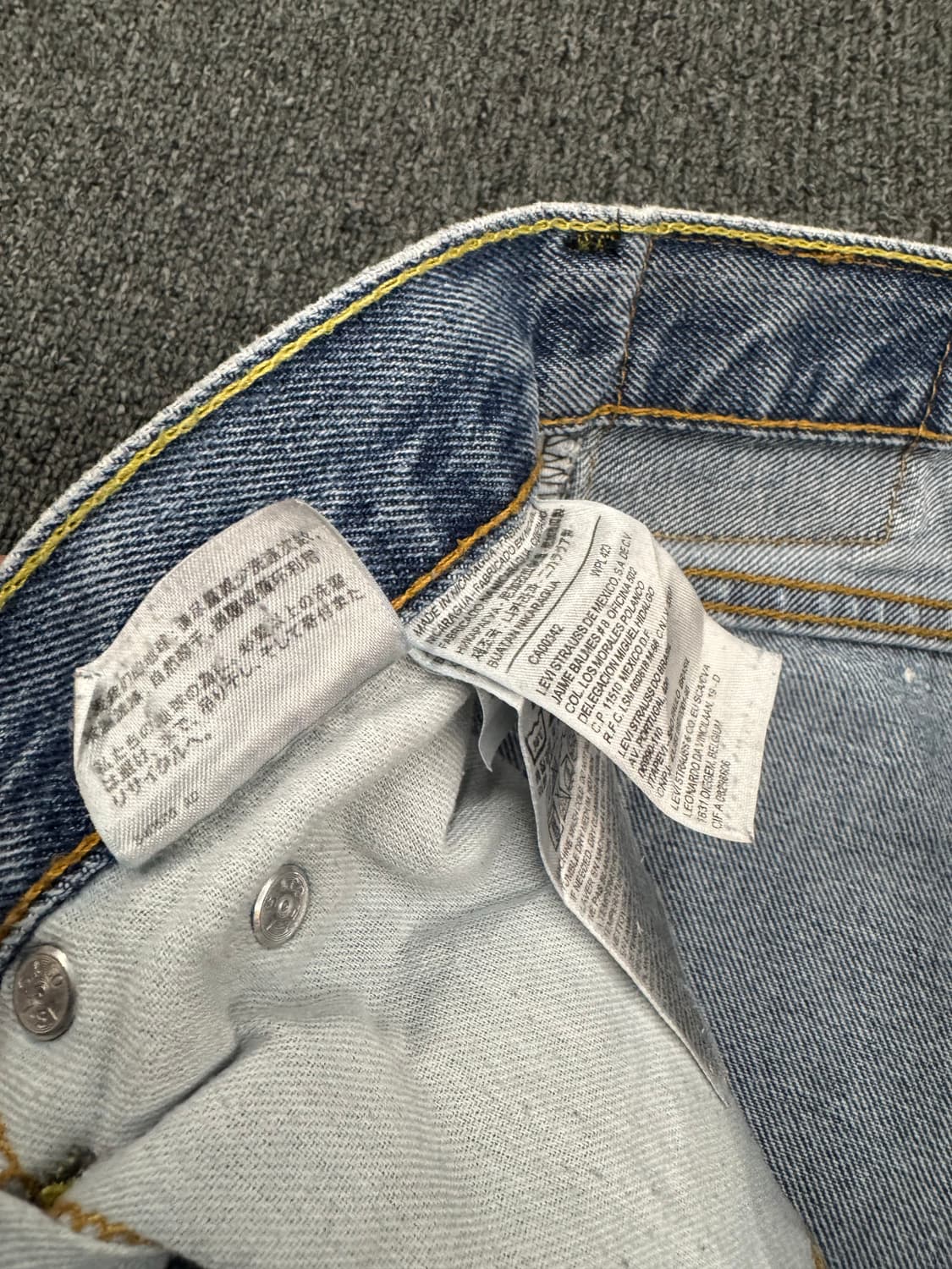 35)리바이스 517 빈티지 연청 부츠컷 데님팬츠 상품이미지6