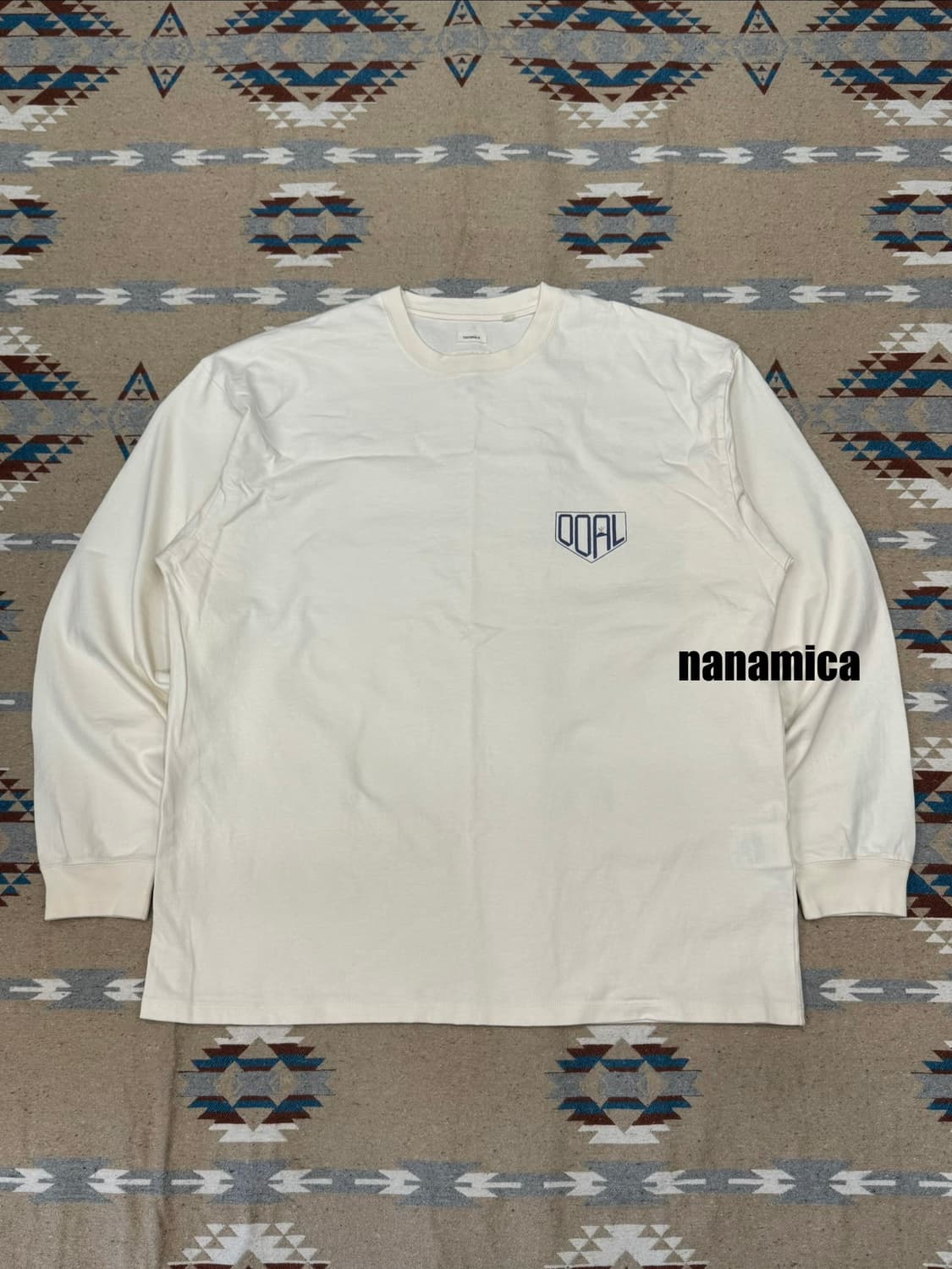 [L][105] 나나미카 OOAL L/S 그래픽 티셔츠 상품이미지1