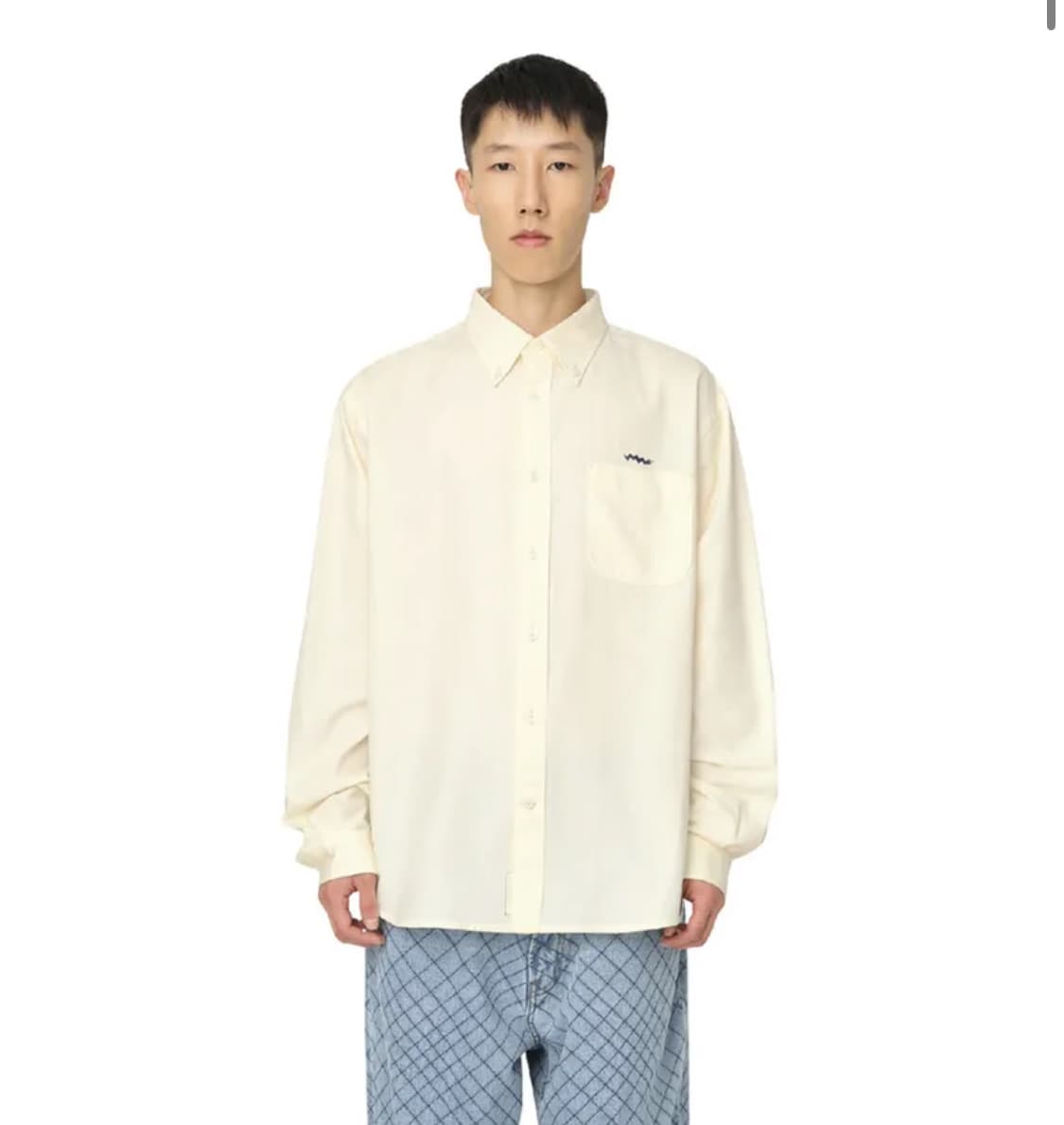 Yeseyesee regular shirt ecru 상품이미지1