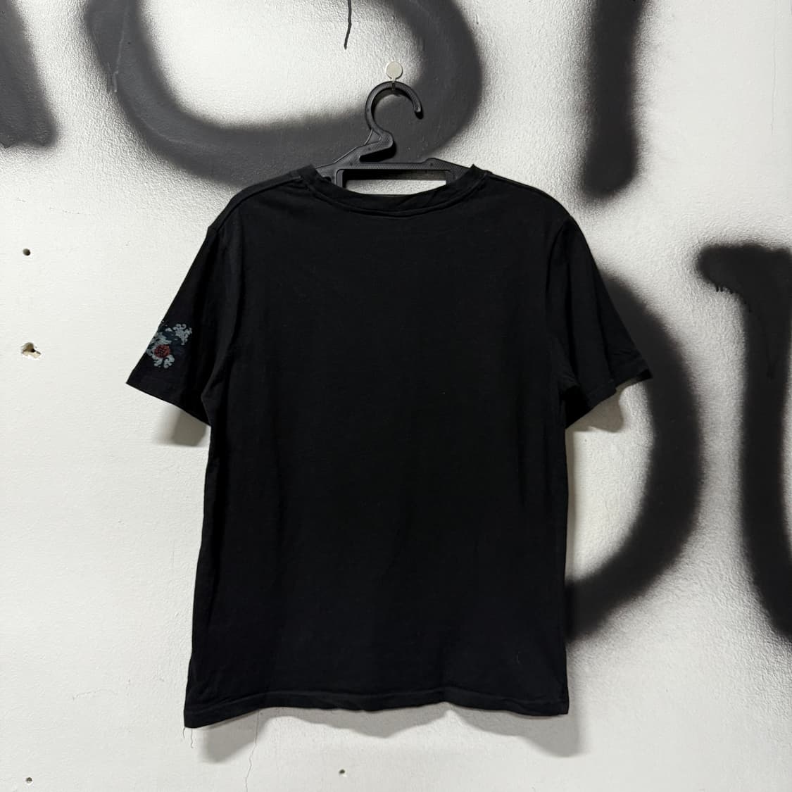 VTG 빈티지 재패니즈 오리엔탈 락 고스 펑크 프린팅 반팔 티셔츠 상품이미지2