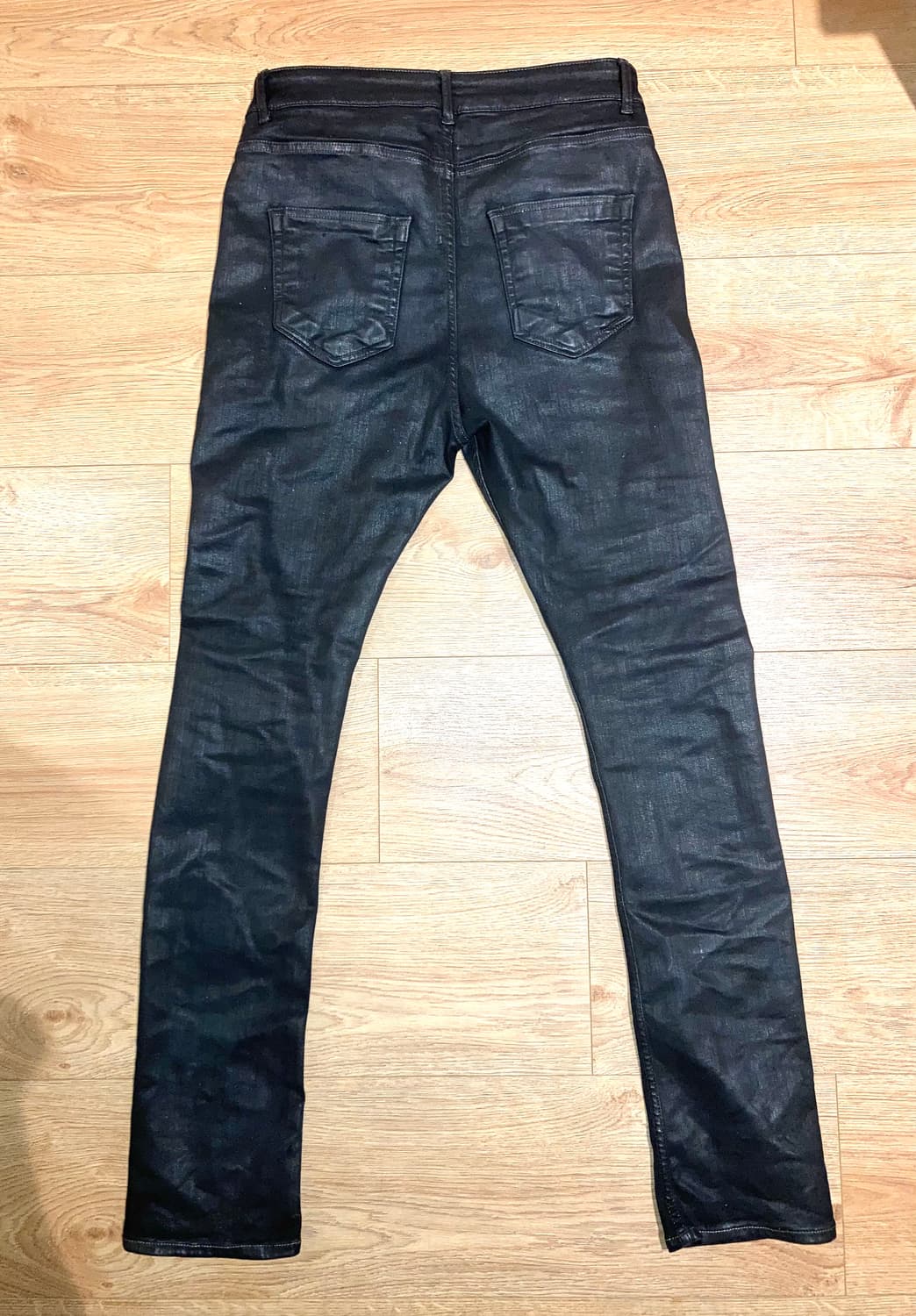 RICK OWENS 디트로이트 컷 코팅 데님 진 SBW 상품이미지2