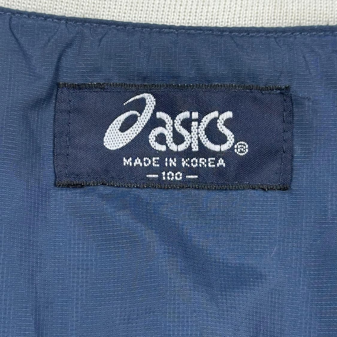 아식스 트레이닝 네이비 바람막이 자켓 (L) 상품이미지5