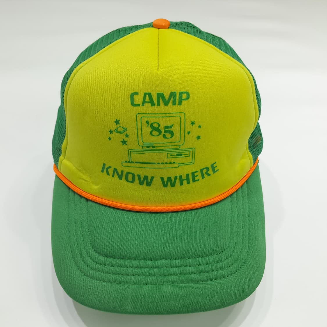빈티지 80s Camp Know Where 로프 메쉬 트러커캡 P1801 상품이미지3