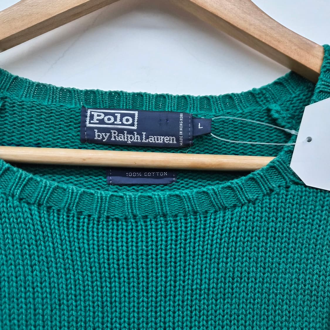 폴로 랄프로렌 그린 니트 스웨터 남성 L 상품이미지3
