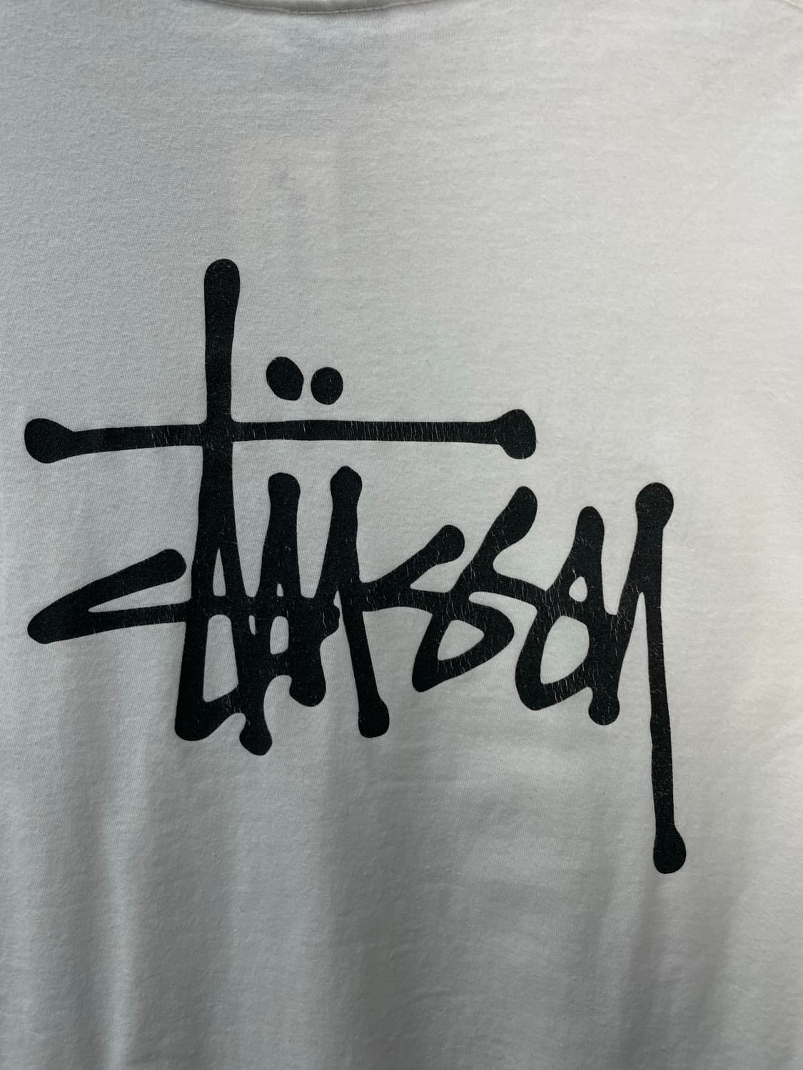 스투시 베이직로고 화이트 반팔 H1488 상품이미지6