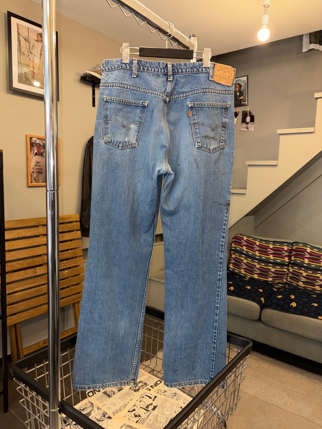 80’s Levi’s 517 USA denim repair pants 상품이미지8