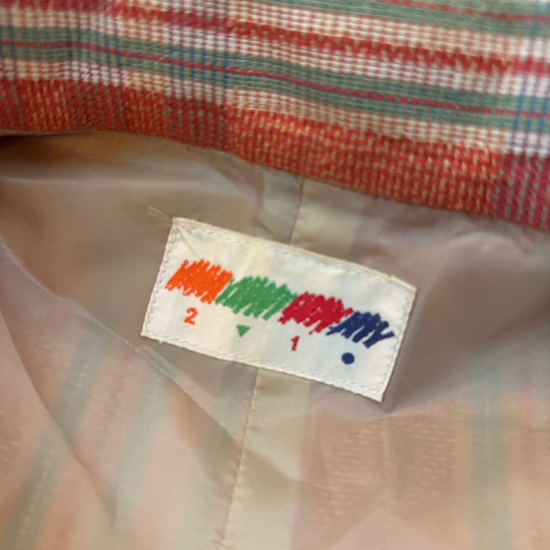 미스터 빌드 유니크 패턴 에스닉 코튼 크롭 자켓 M L XL 상품이미지8