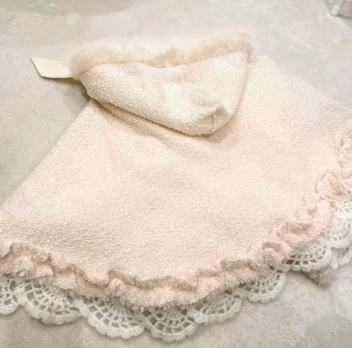 빈티지 니트망토 케이프 그런지페어리 캐캐체 모리걸 핀터깔 달천 대장y2k 상품이미지3