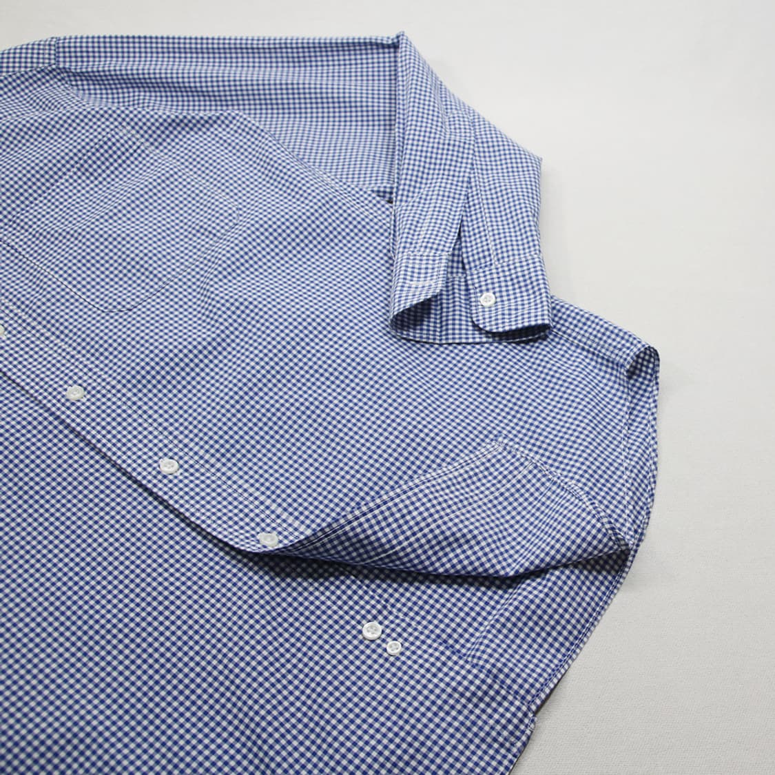 (착용컷) L.L.Bean 체크 셔츠 (남성용 100) 상품이미지6