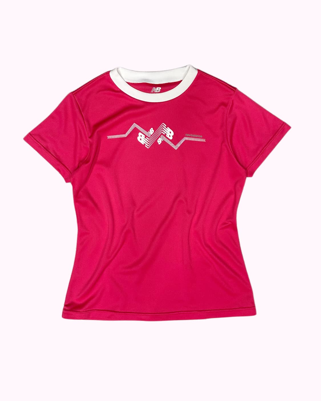 sporty pink logo t-shirt 상품이미지1