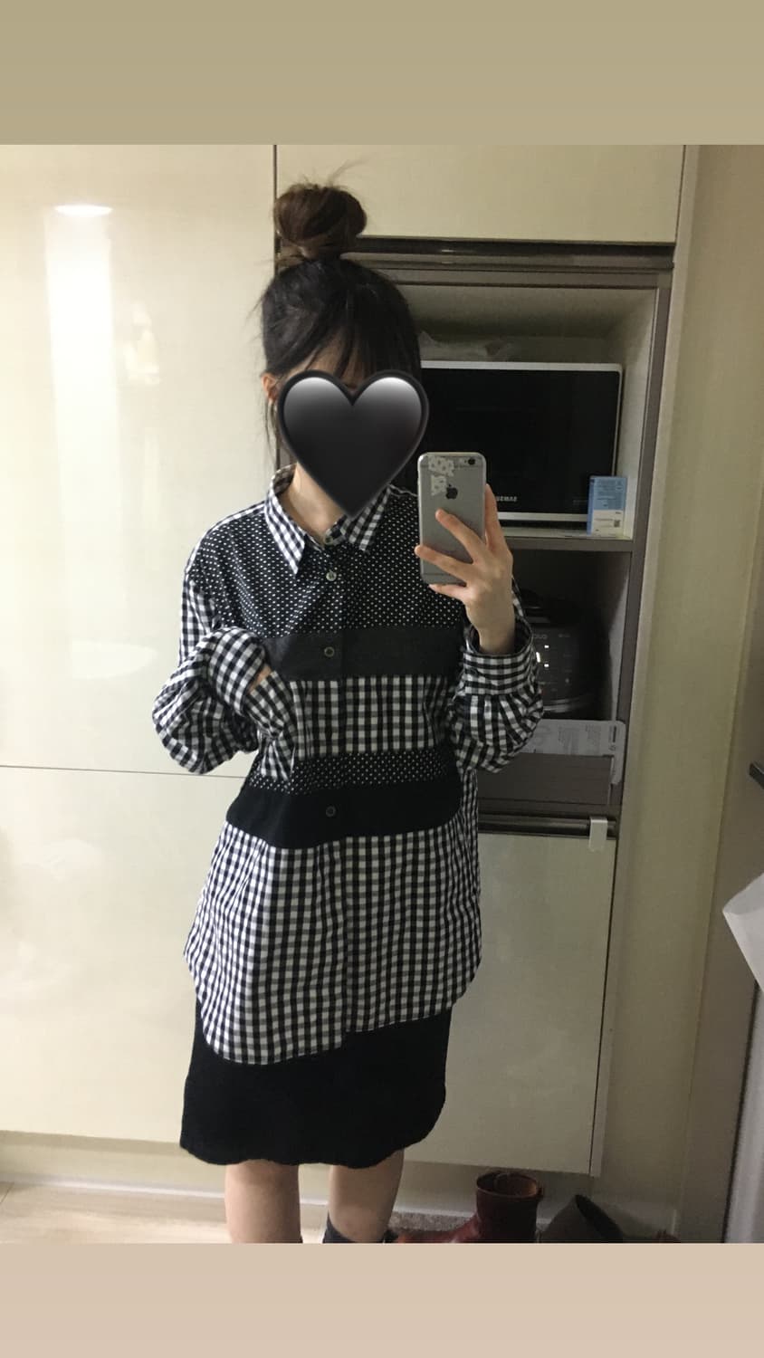 꼼데가르송 dot&check shirts 상품이미지1