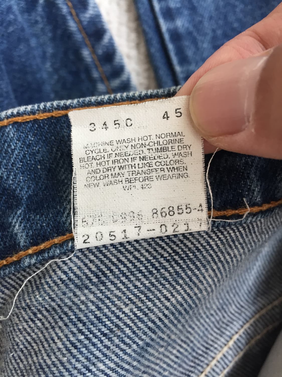 90‘s levis 리바이스 517 부츠컷 데님 굿컨디션 상품이미지8