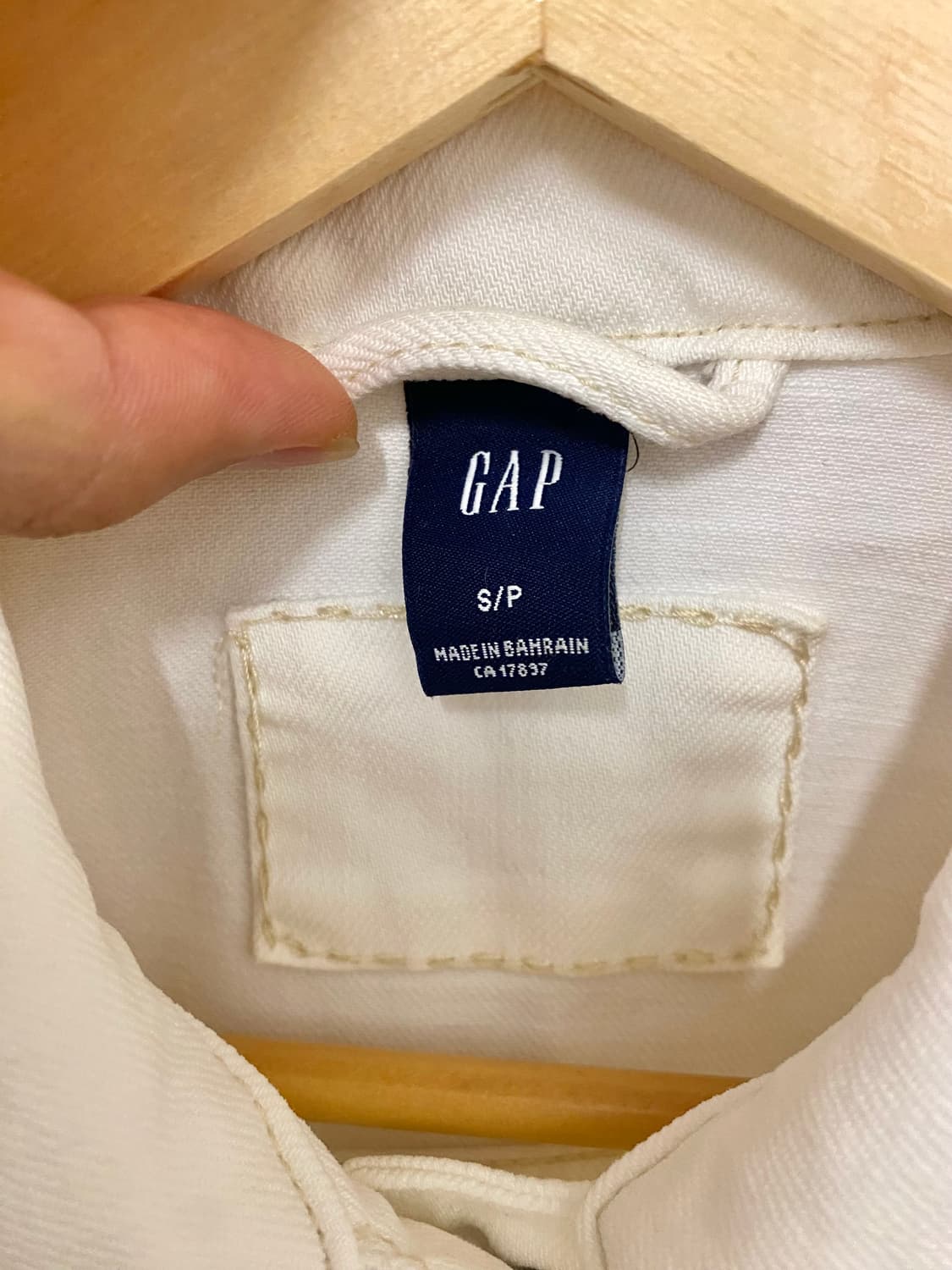 GAP denim jacket 올드 갭 반팔 데님 자켓 상품이미지5