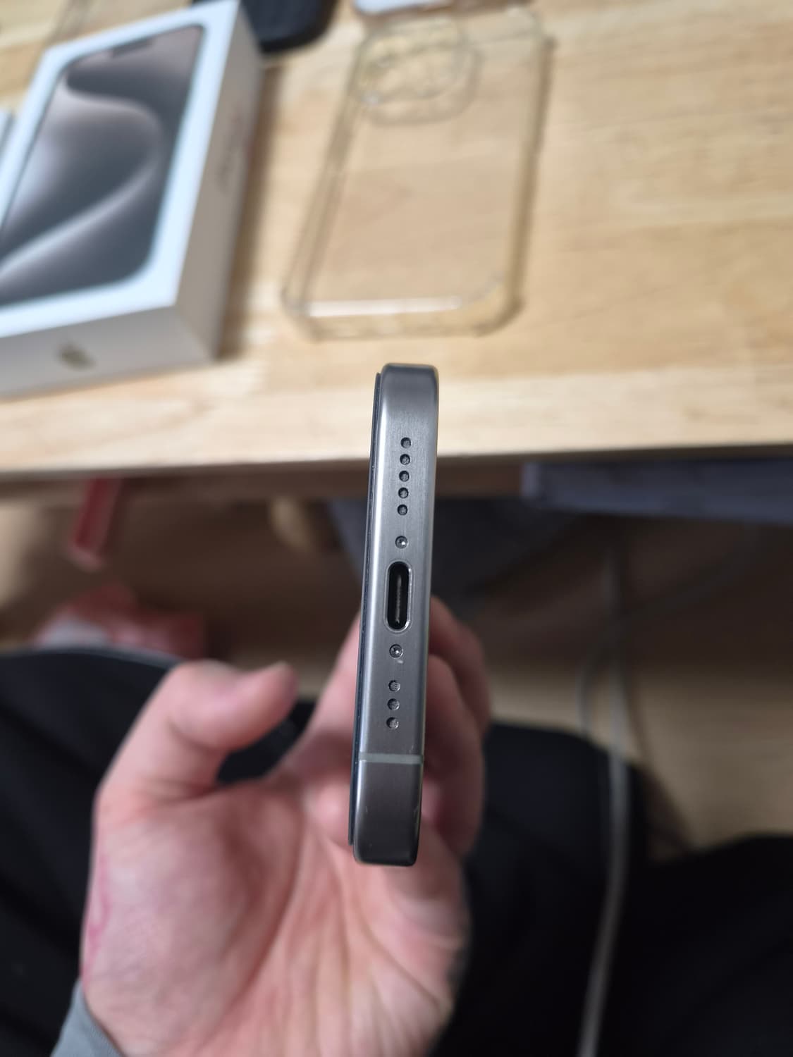 아이폰15프로 티타늄. 128 상품이미지5