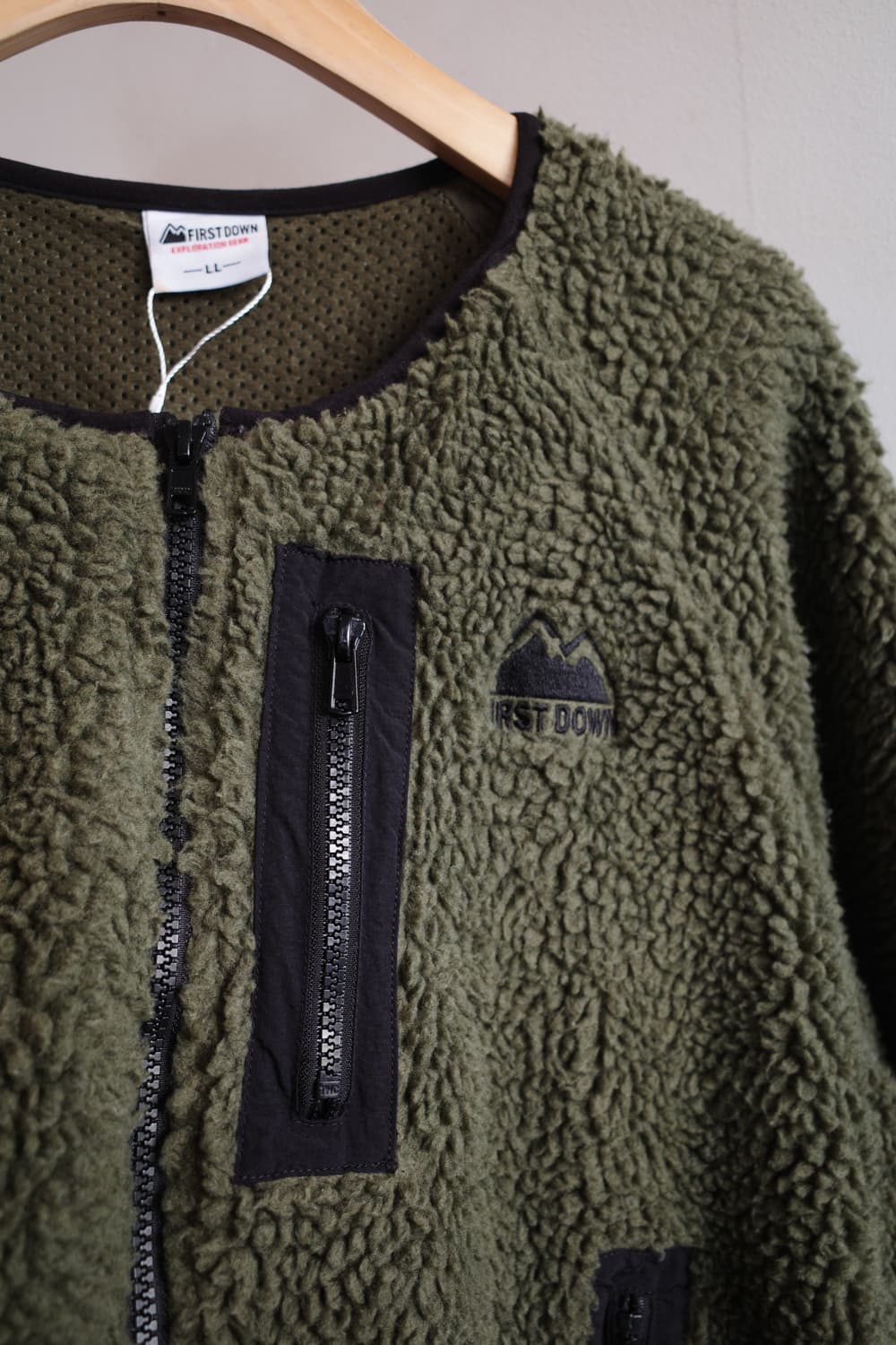 FIRST DOWN 칼라리스 집업 플리스 상품이미지4