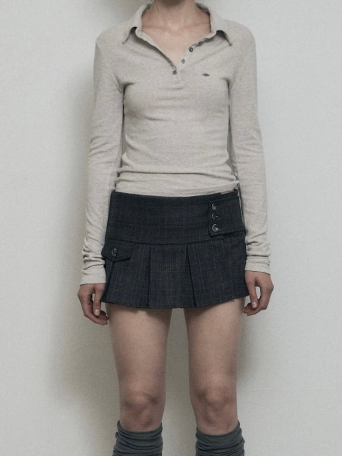 보헤미안서울 플리츠 스커트 상품이미지1