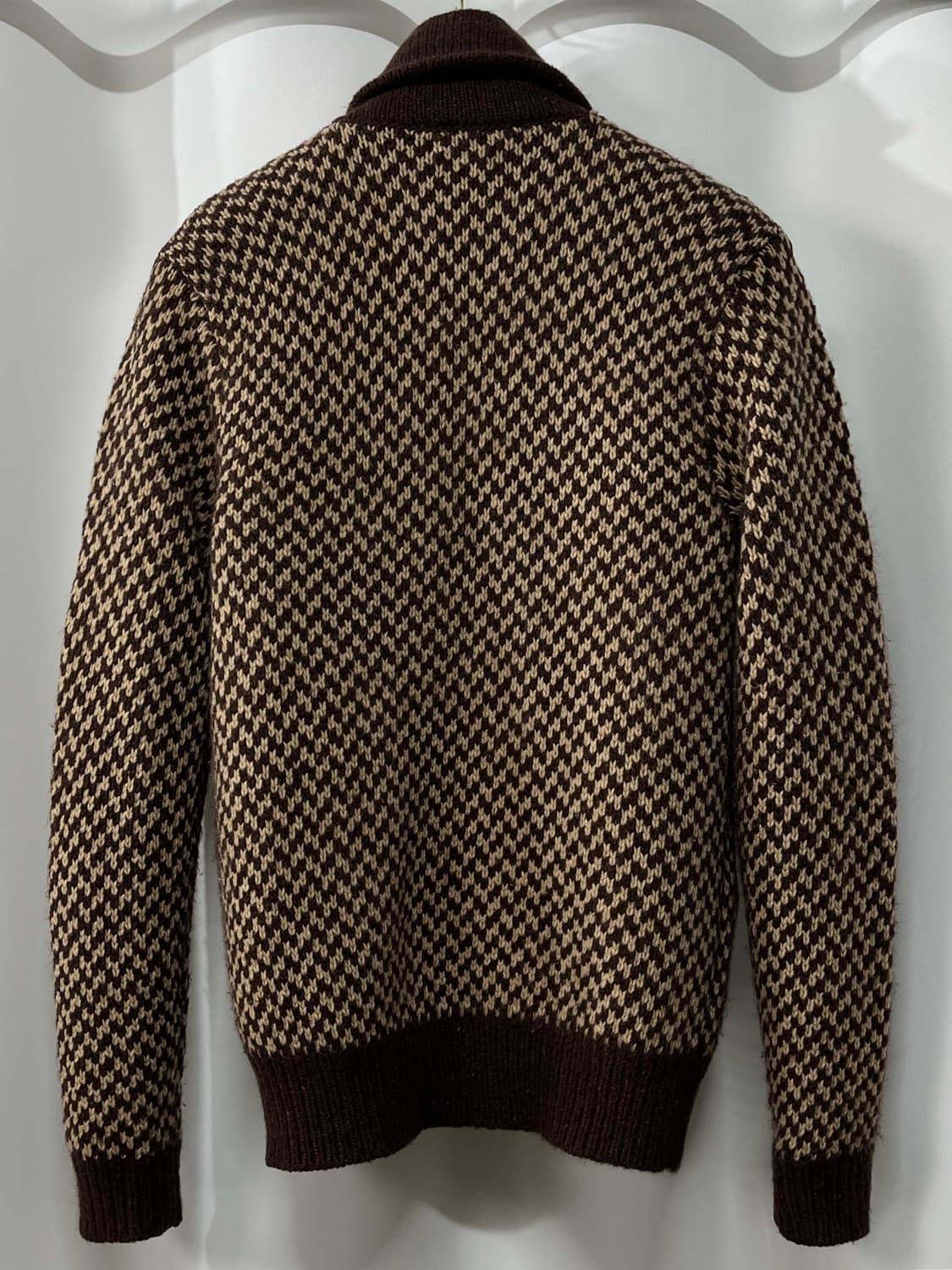 폴로 랄프로렌 버드아이 도네갈 캐시미어 울 셔들 니트 자켓 상품이미지2