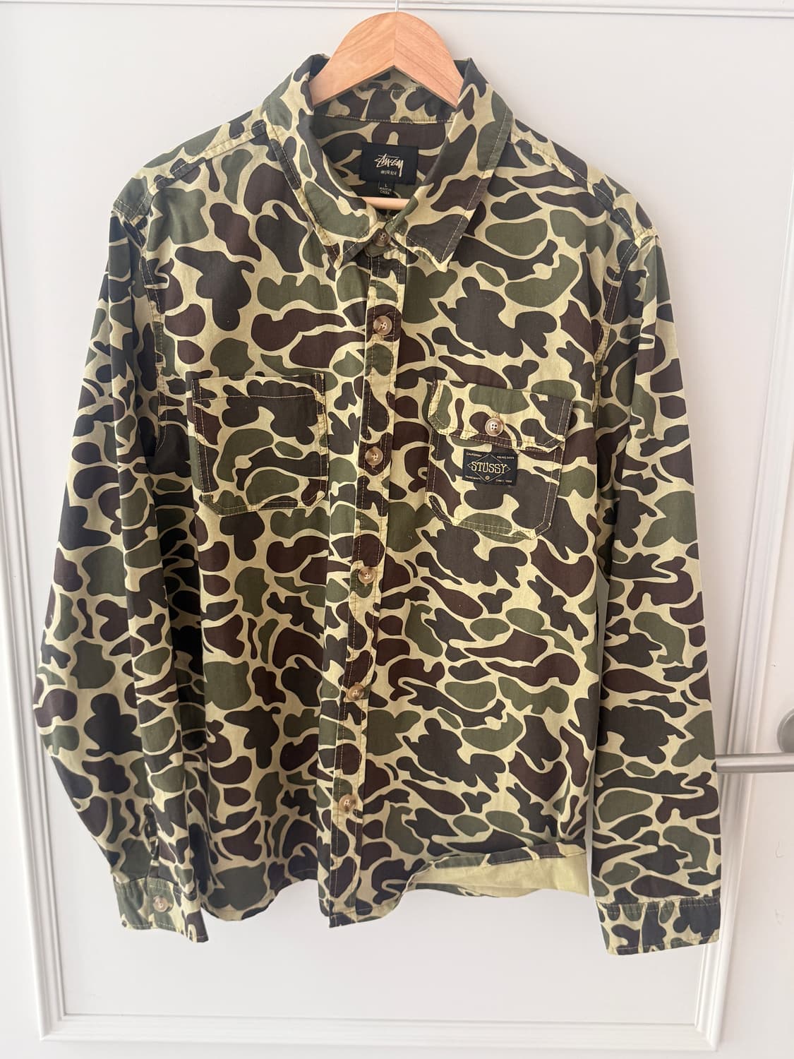 스투시(stussy) 카모 워크셔츠  상품이미지1
