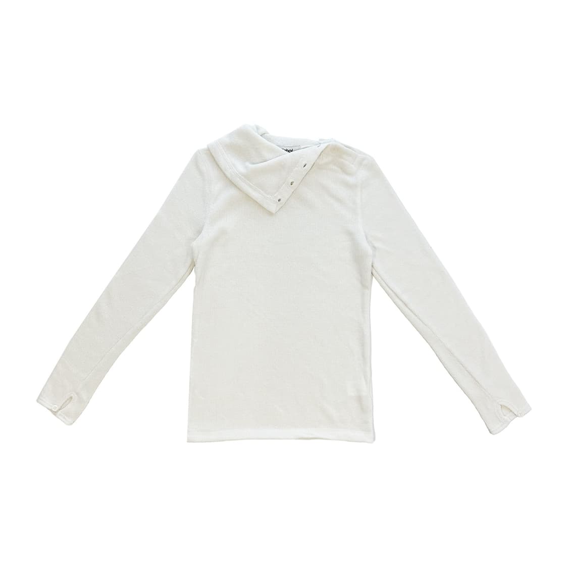 지초이 AW23 FROSTED BUTTON POLAR (IVORY) 상품이미지1