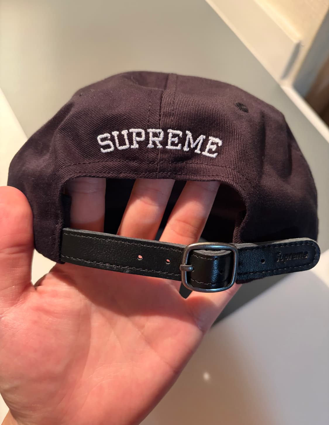 슈프림 S로고 6패널 투톤캡 상품이미지2