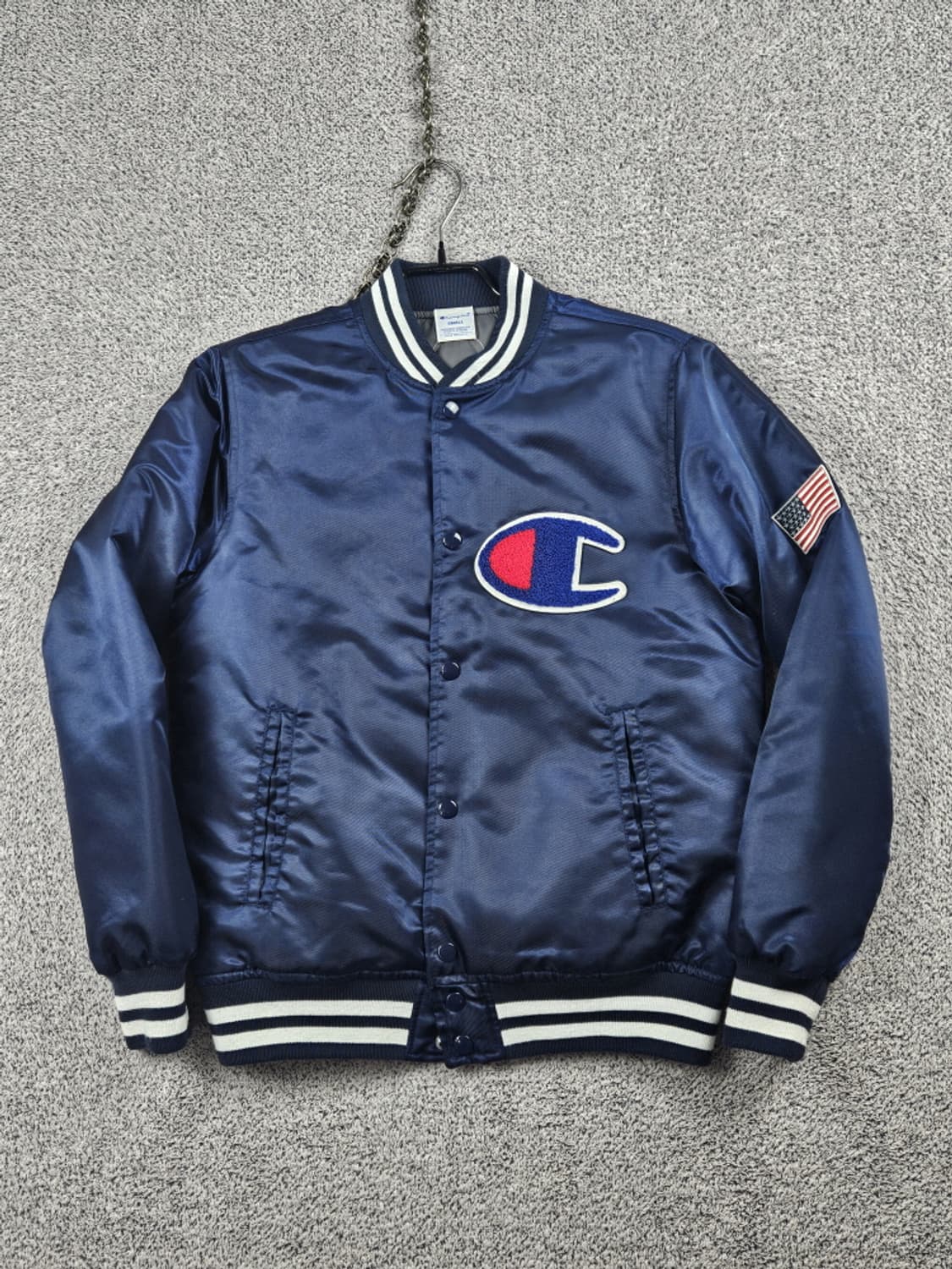 챔피온 빅로고 새틴 스타디움 바시티 자켓 ( S ) / 10546 상품이미지2