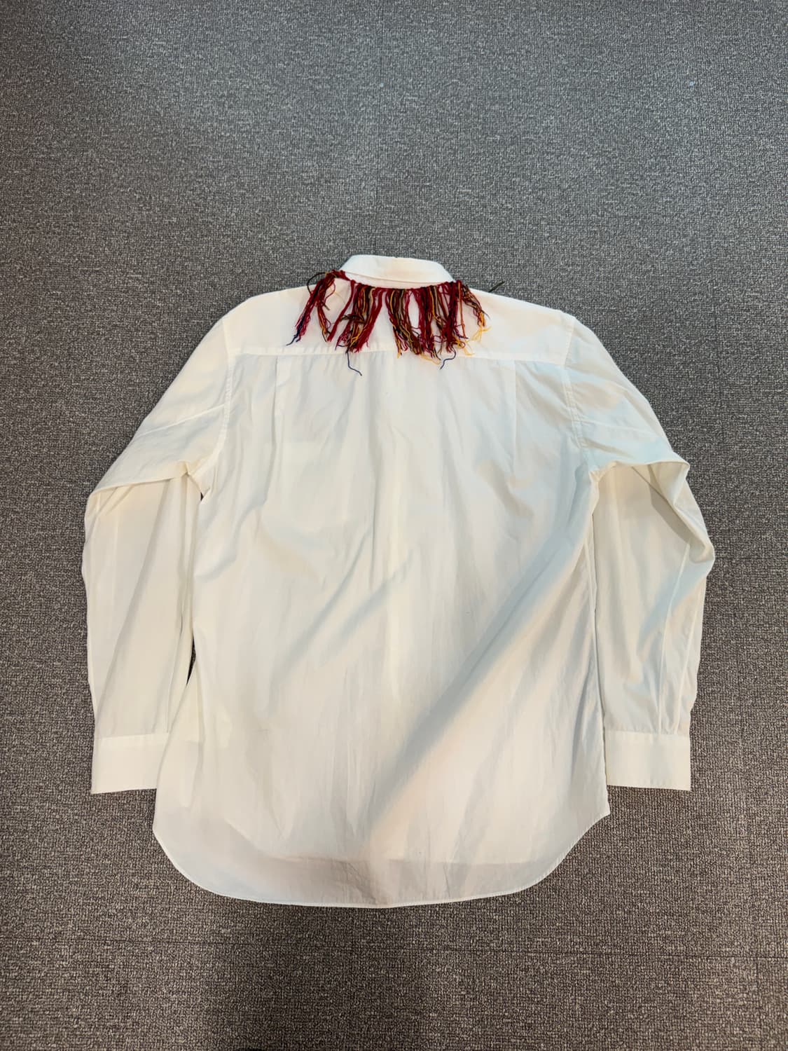 꼼데가르송 셔츠 라인 넥 프린지 셔츠 M  상품이미지7